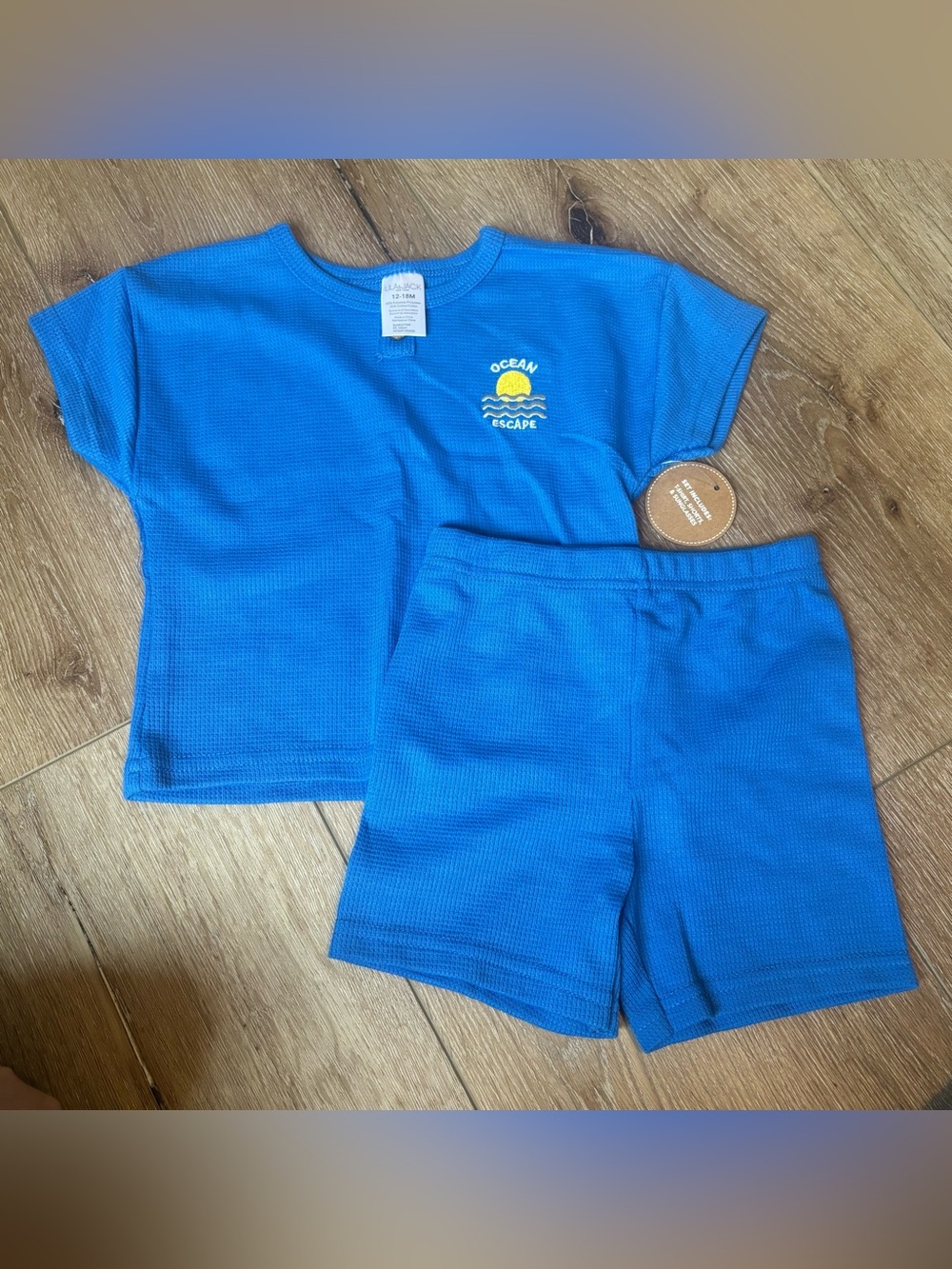 Lila and Jack toddler baby boys summer beach outfit size 12-18M